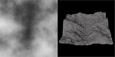 Microbial Content Generation for Natural Terrains in Computer Games